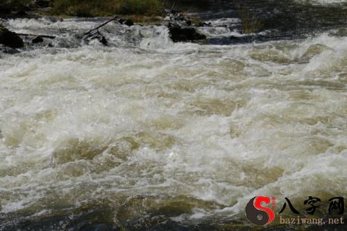 梦见水流的很急